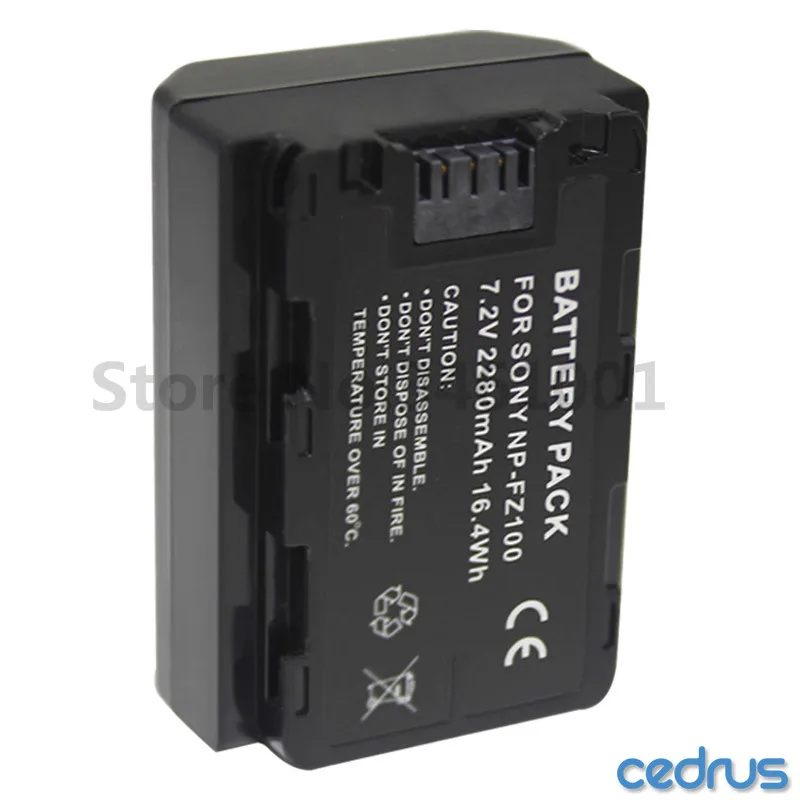 

Cedrus 10pc/lot NP-FZ100 Battery Pack for Sony A9 A7RM3 A7RIII A7M3