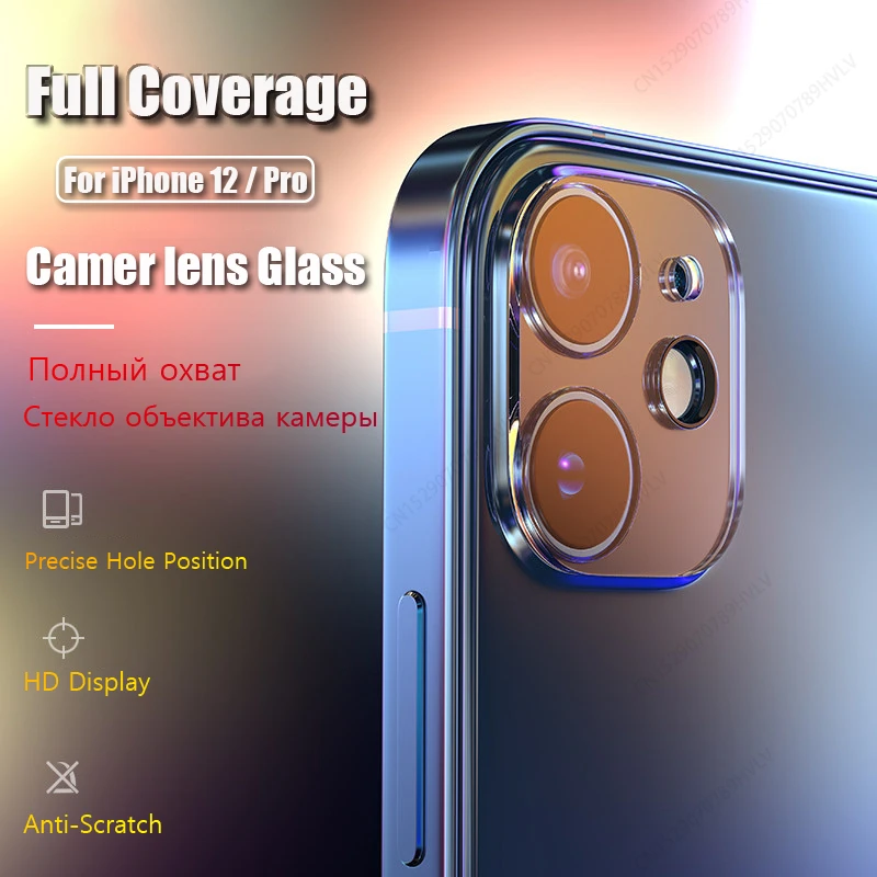 Len Tempered Glass For iPhone 11 12 Pro Max Mini Screen Protector iphone12 iphone11 11pro 12pro Camera Lens Protective | Мобильные