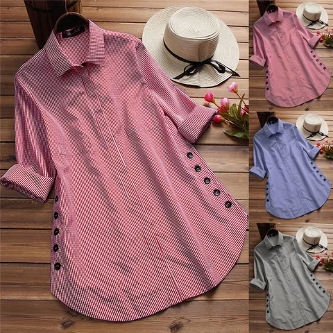 Loose Maternity Blouse Long Sleeve Nursing Shirt Casual Pregnant Women Tops Breastfeeding Blouse Pregnancy Clothing Plus Size