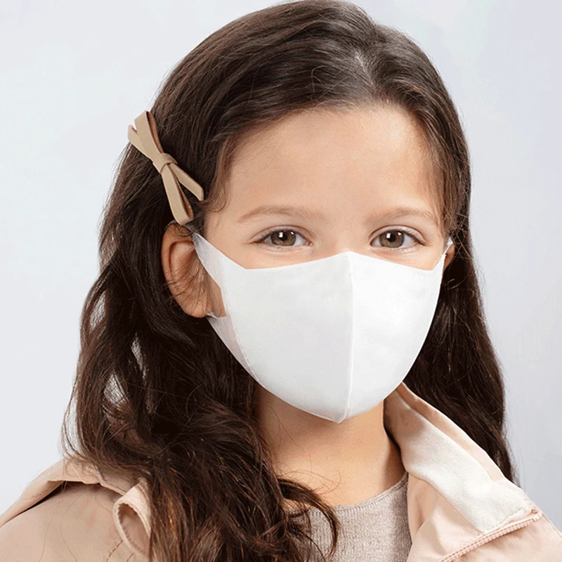 

100pcs/200pcs/300pcs Children/Kids Face Mask Disposable 3 Layers Non-woven Dustproof Mouth Muffle 3D Dust Masks Elastic Earloops