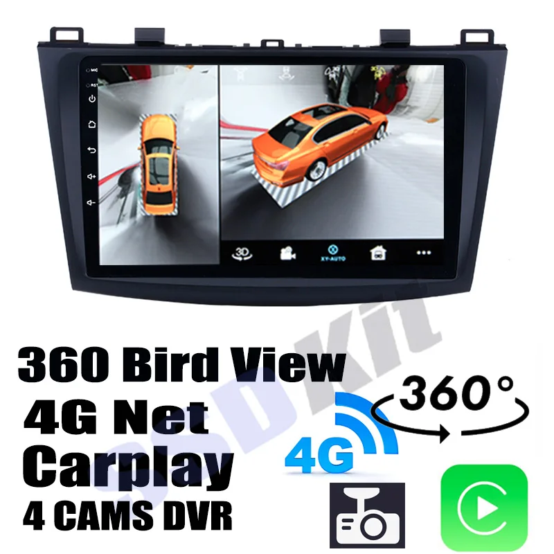 

Для Mazda Axela Mazda3 M3 BM BN 2013 ~ 2018 автомобильная аудио-навигация GPS стерео Carplay DVR 360 Birdview около 4G Android системы