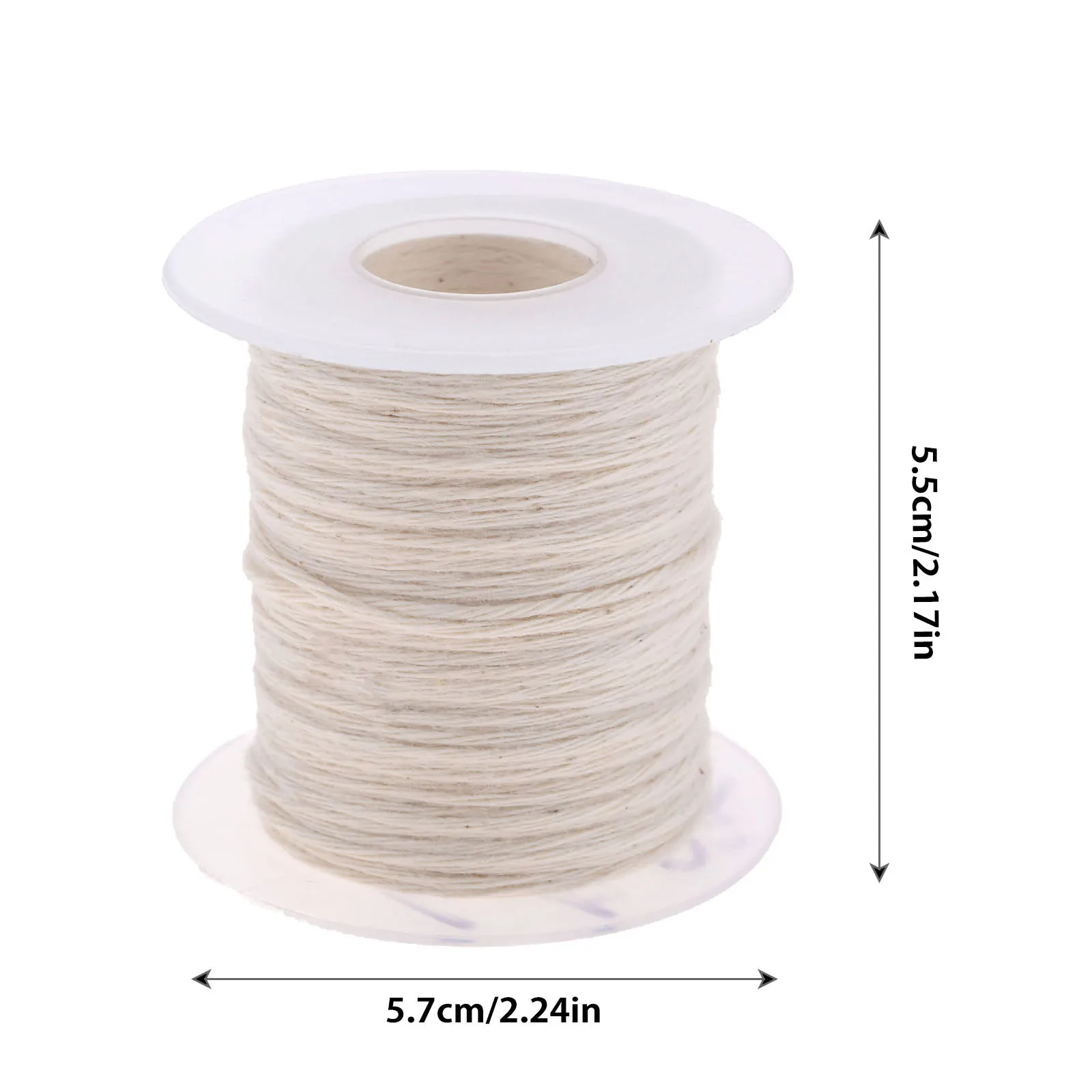 1 шт. 61 м хлопковая оплетка фитиль сердечник катушки non-дыма DIY масляные лампы