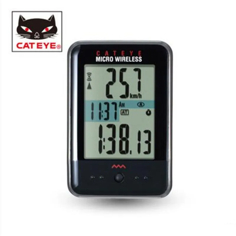 CATEYE CC MC200W микро беспроводной Велосипедный компьютер черный/белый задний фонарь
