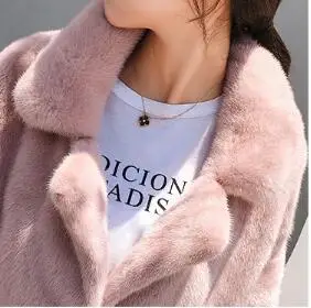 100%Natural Mink Fur Coat Women Winter Warm Thickening Jacket Top Quality Bomber Abrigos De Mujer 53 MF370 | Женская одежда