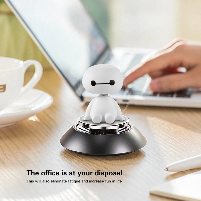 Робот Baymax качающаяся фигурка из мультфильма пластик украшения для салона