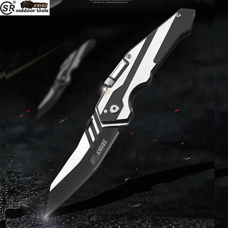 Многофункциональный складной нож SR B469 57HRC со светодиодный Ной подсветкой острый