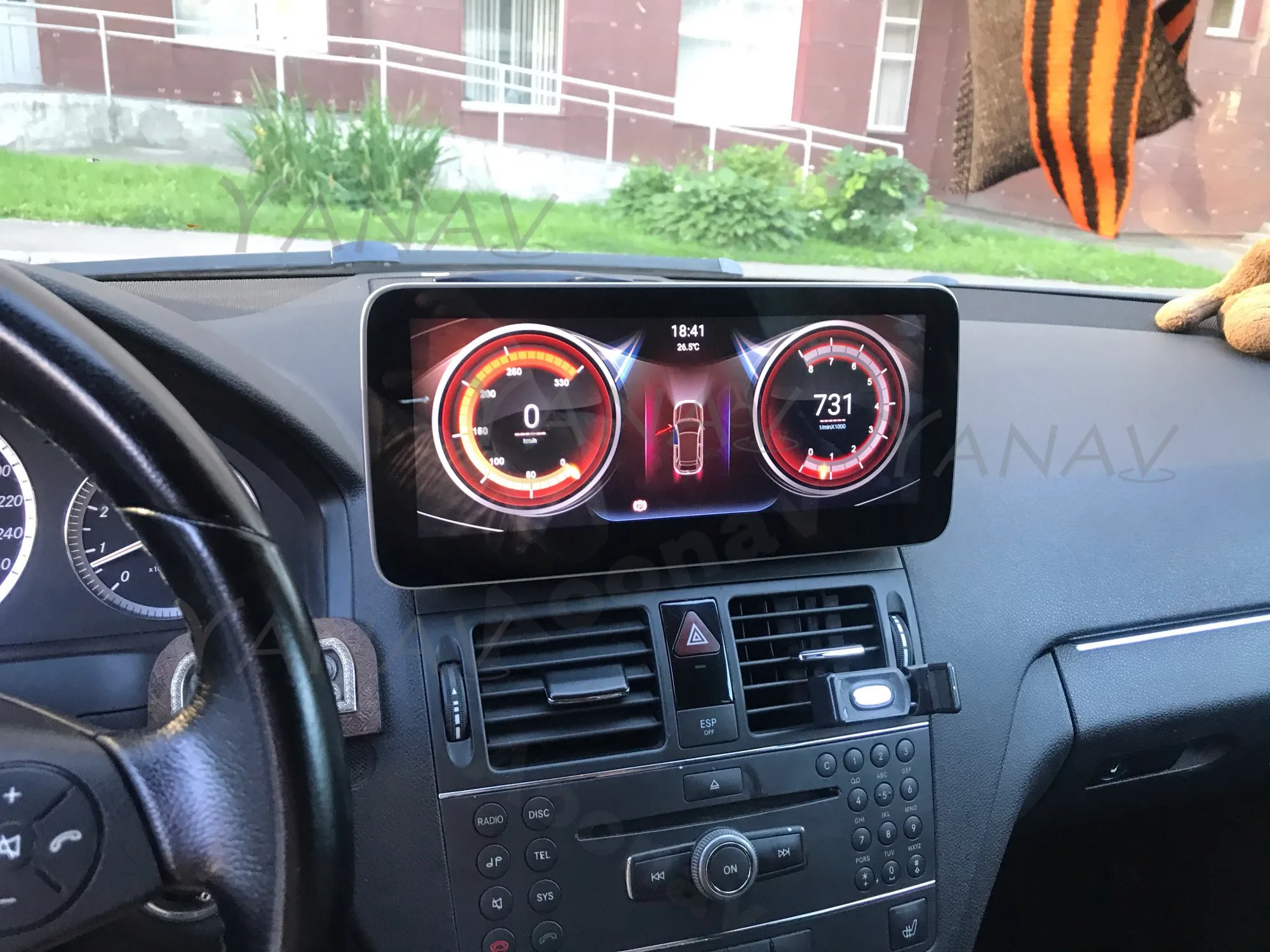 Android 11 12 3 &quotдля Mercedes-Benz C-Class W204 S204 W205 автомобильное радио головное устройство 128G