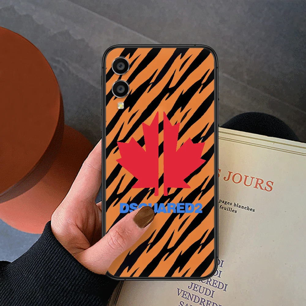 

DSQ2 D2 Fashion Trend Brand Phone Case For Huawei Honor 6A 7A 7C 8 8A 8X 9 9X 10 10i 20 Lite Pro Play Black Bumper Painting
