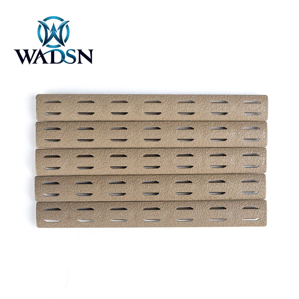 

WADSN Tactical BCM Keymod Rail Cover Hunting Handguard Keymod Rail Panel Plastic 5Pcs/Set Gun Update Accessories