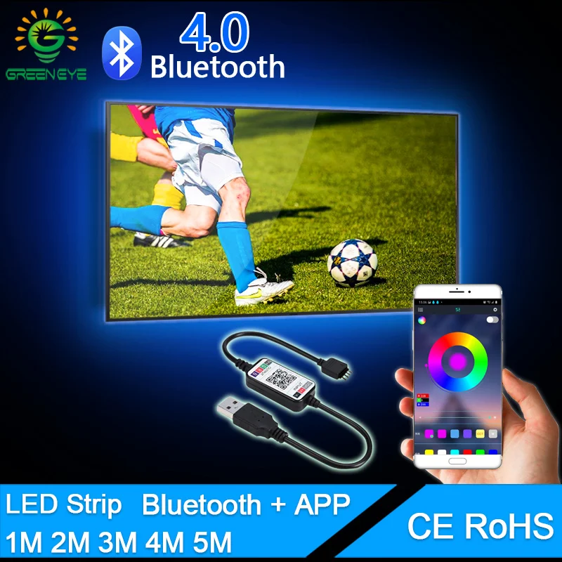 Светодиодная лента SMD5050 2835 гибкая неоновая LED полоска для подсветки телевизора с