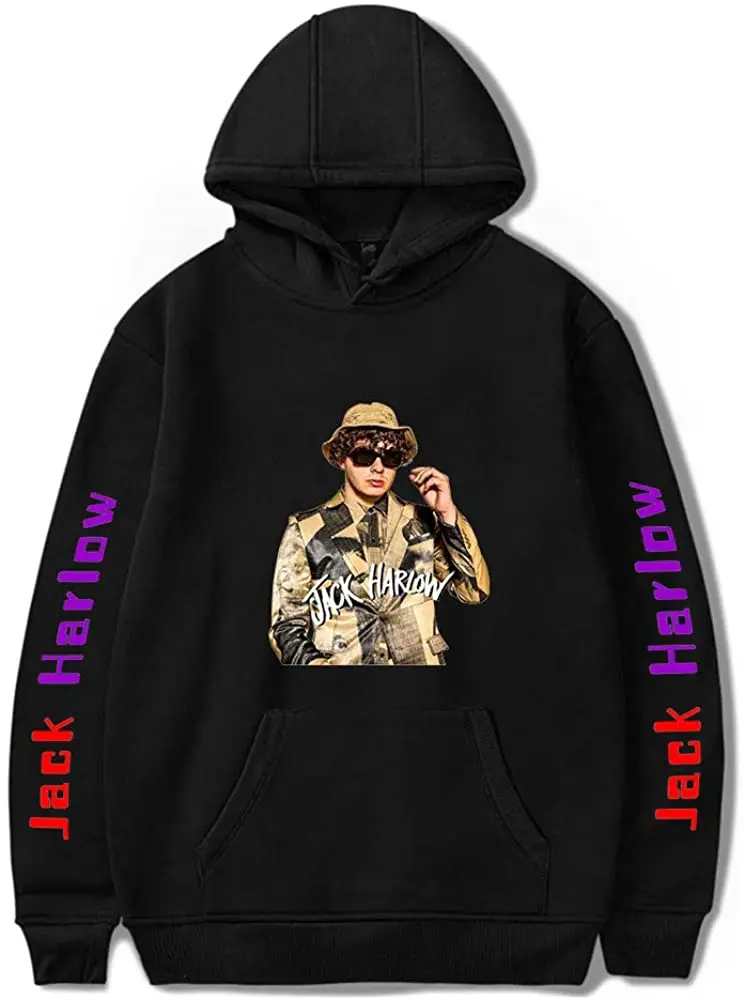 Новинка 2020 толстовки с капюшоном Jack Harlow Merch Повседневный пуловер уличная одежда