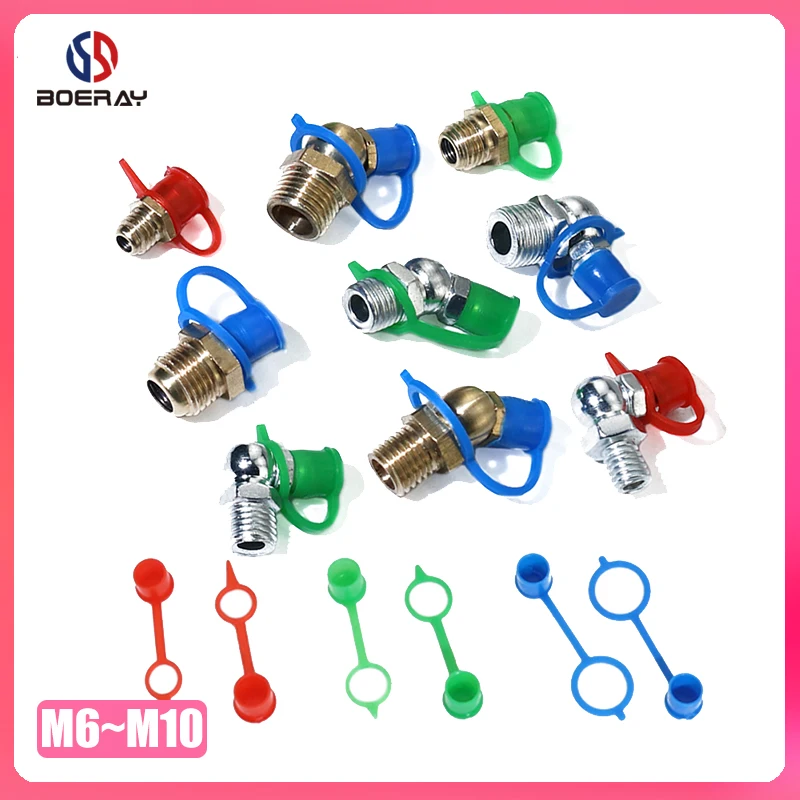 300 шт. или 250 колпачки для установки смазки красные полиэтиленовые пылезащитные