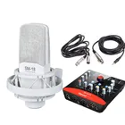 Горячая Распродажа TAKSTAR SM-18 значок Upod в Pro конденсаторный микрофон и USB аудио Интерфейс звуковая карта комплект, для прямой трансляции Studio Запись