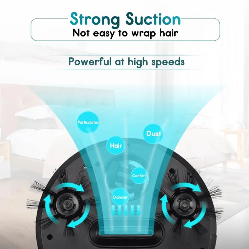 

Household 4 In 1 Automatic Cleaning Robot Vacuum Cleaner Smart Sweeping Robot Dust Hair Pet Hair Automatic Vacuum Cleaner