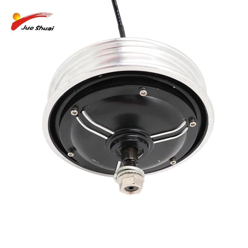 

48V 500W Brushless Scooter Motor Wheel 120MM Open Gear 850MM Line Length For 10 Inch Electric Scooter Patinete Eletrico On Sale