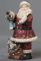 ceramic crafts home decoration santa claus figurine christmas gift