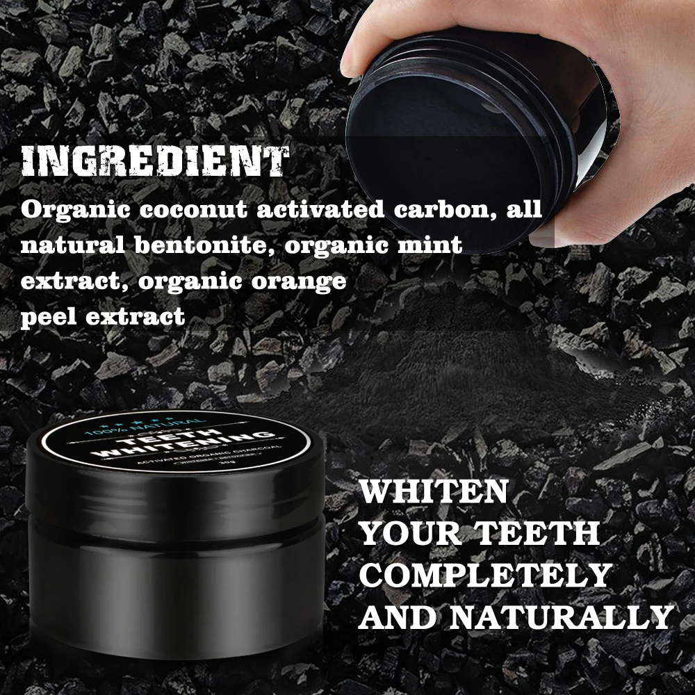 Tooth Whitening Powder Activated Bamboo Charcoal Toothpaste Tartar Stain Removal Teeth Oral Hygiene | Красота и здоровье