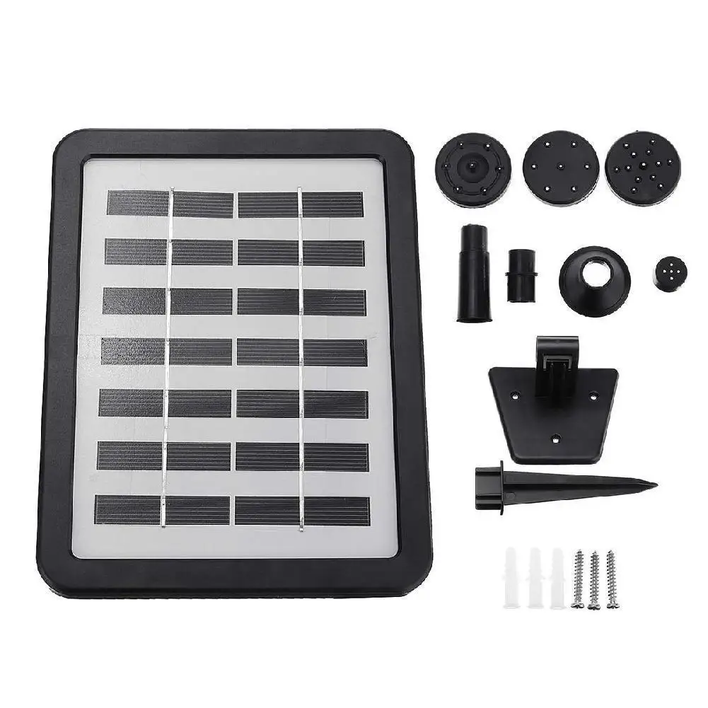 Водяной насос на солнечной энергии со светодиодный светильник кой садовый