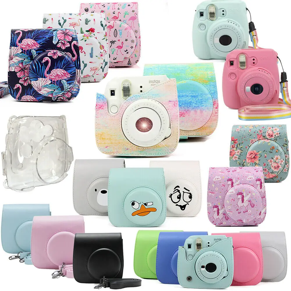 Чехол Fujifilm Instax Mini сумка Аксессуары для камеры комплект фотоальбом фильтры для объектива наклейки для Instax Mini 8 Mini 9 мгновенная камера