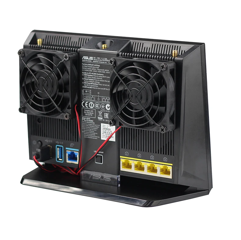 ASUS маршрутизатор AC86U EX6200 Вентилятор охлаждения 7 см тихий вентилятор USB вентилятор охлаждения RT-AC68U AC1900P Tenda AC15 маршрутизатор Вентилятор охлаждения температура
