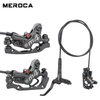 meroca mtb bike hydraulic disc brake mt420 bicycle oil brake m4 four piston oil brake 8001400mm oil disc mountain bike parts