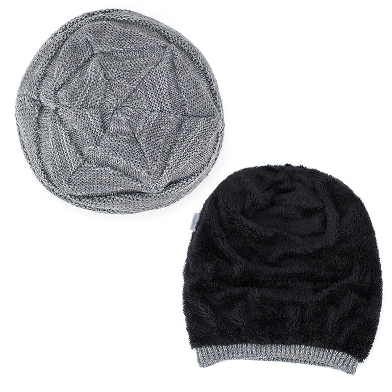 RoxCober зимняя теплая однотонная шапочка вязаная шапка Мужская Skullies Beanies Головные уборы для мужчин и женщин береты-кепки Gorros мужская шапка WM055