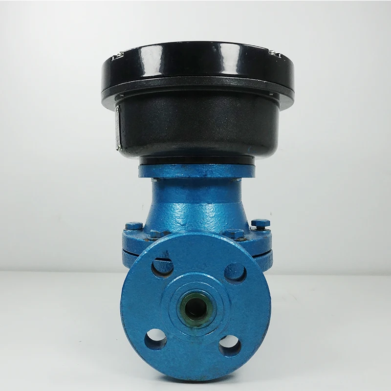 

High-temperature oval gear mechanical asphalt analog flowmeter