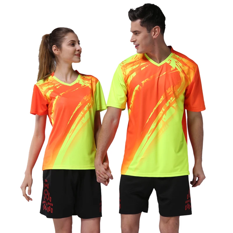 Футболки для бадминтона новые мужские и женские теннисные рубашки футболки