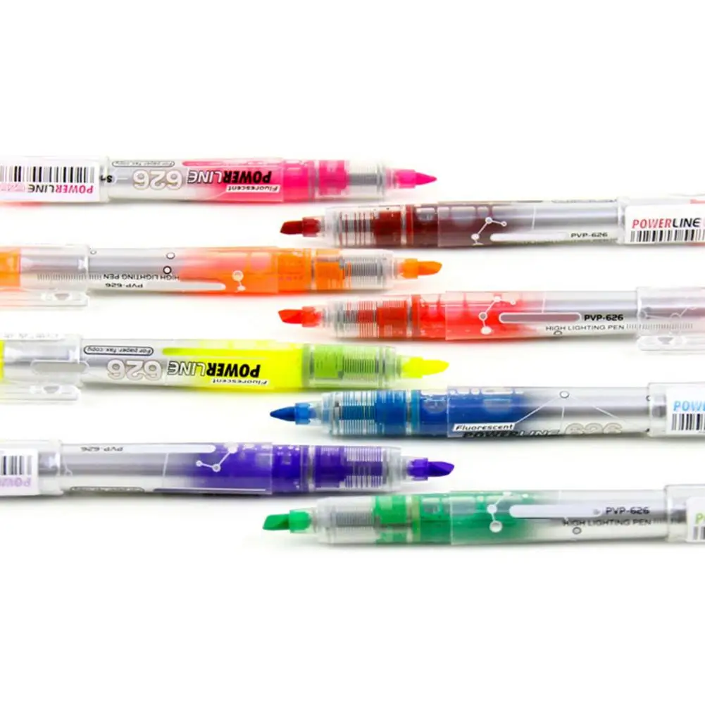 10 цветов маркер канцелярские принадлежности цветная прямая жидкая ручка для