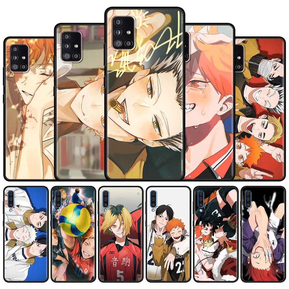 

Haikyuu Volleyball Anime Case For Samsung Galaxy A50 A02s A10 A70 A30 A20e A20s A40 A10s A90 A10e Casing Phone Shell Cover Bag