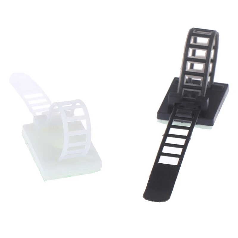 20 шт. Регулируемая кабельная стяжка зажимы для кабеля зажим крепления провода 18