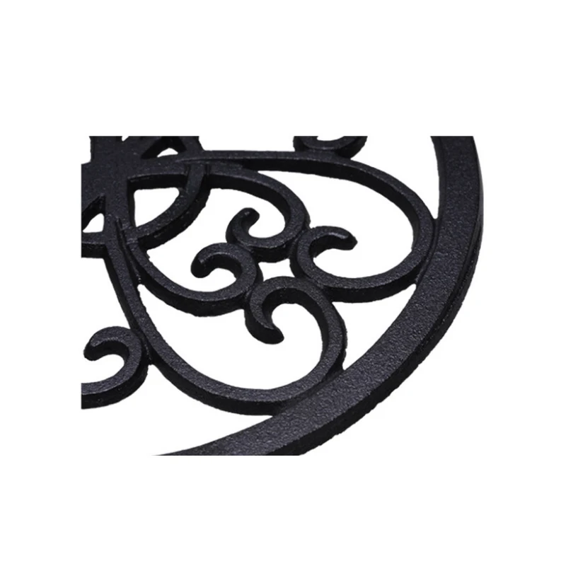 20 см чугунная подставка коврик для столовых приборов горшок растений рамка литья