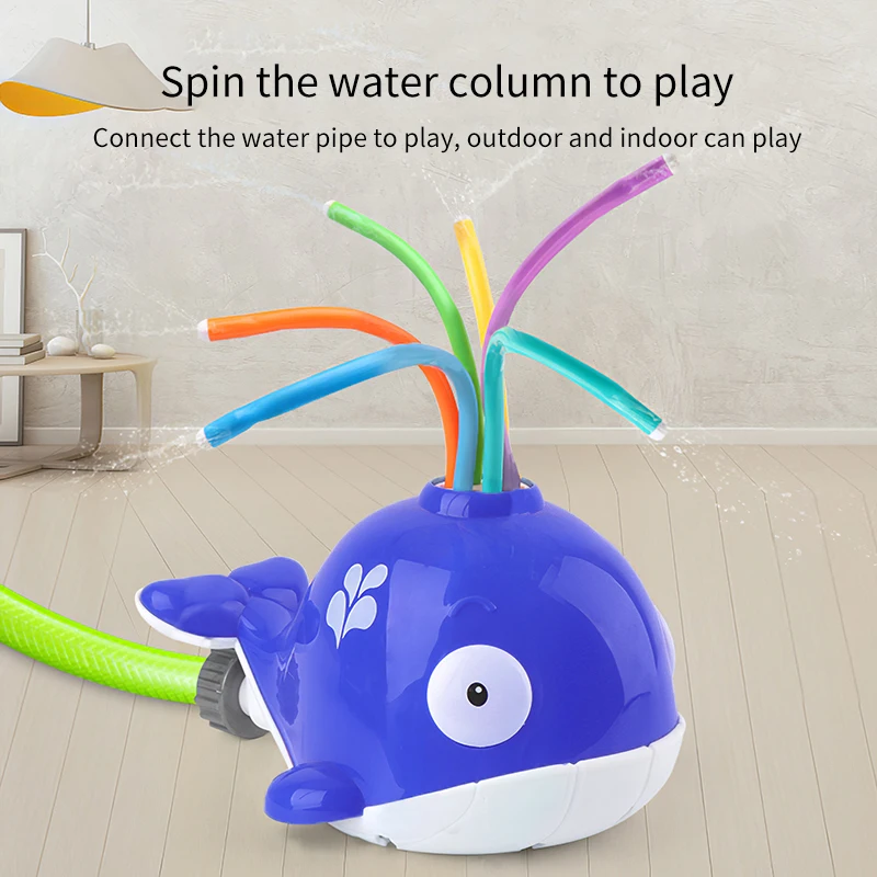 

Colorful Sprinkler For Kids Water Spray Toy Splash Whale Yard Water Sprinkler Lawn Sprinkler Toy Outdoor Sprinkler Funny Toy