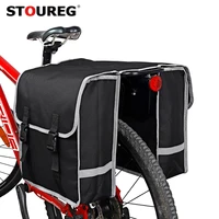 bicycle rear seat bagmtb bike luggage double pannier carrier bag on the trunkcycling case seatpost bag for bicycle accessories