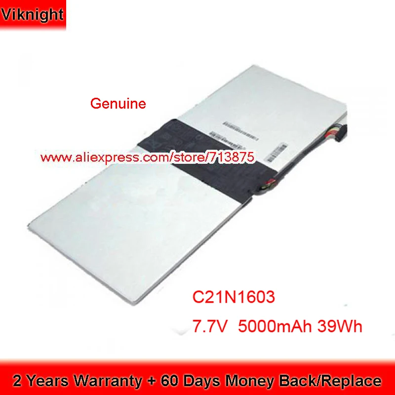 

Оригинальный аккумулятор 7,7 в 5000 мАч C21N1603 T303UA для Asus Transformer 3 Pro T303UA T302CA T304UA T305 T305C T305CA UX390UA UX391UA