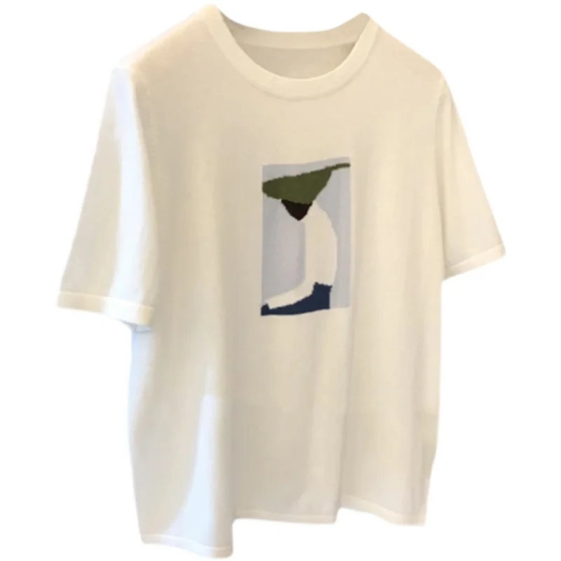 

2021 Rushed New Room 205784, Under The Four Rows 3 Film Web Celebrity Figure Printed Round Collar Short Sleeve T-shirt 32