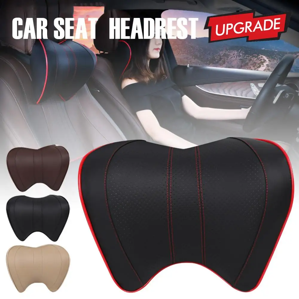 

Car Seat Neck Pillow Headrest Cushion for Neck Support with Adjustable Strap Memory Foam Filler
