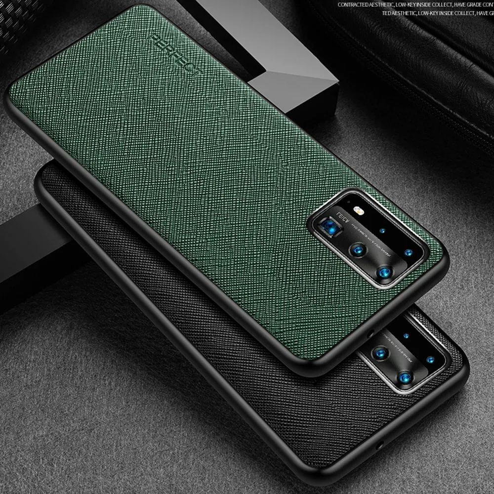 Кожаный чехол накладка для Huawei P40 Pro + Plus|Бамперы| |