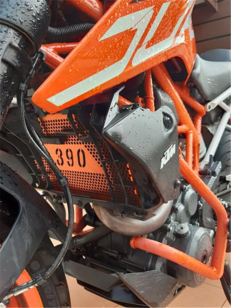 Защитная крышка радиатора KTM DUKE390 для Duke390 2017 2018 2019 2020 защитная DUKE 390|Накладки и