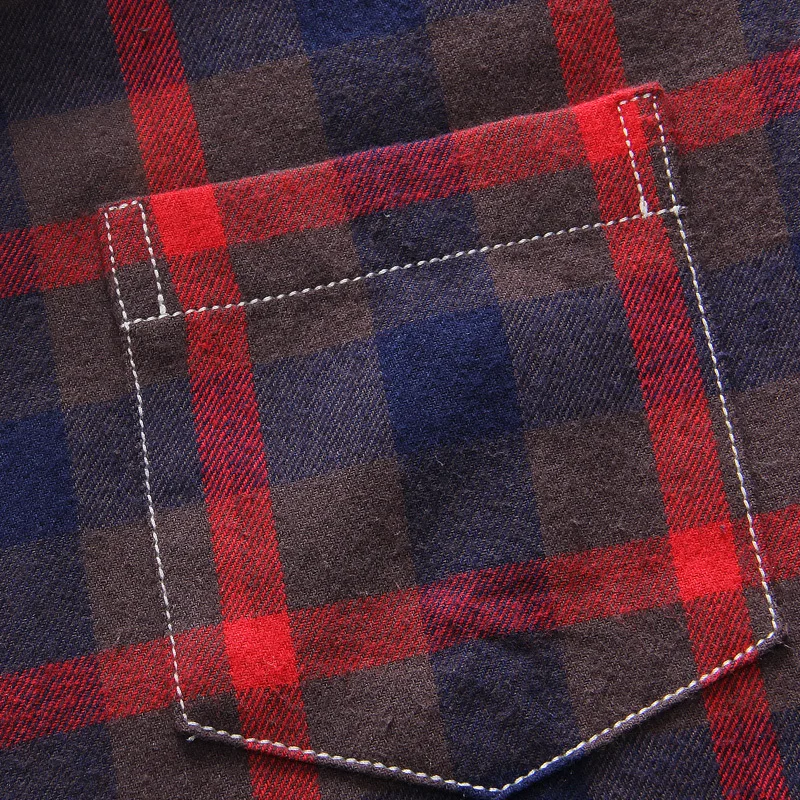 5XL Plaid Shirts Men Checkered Shirt Brand 2019 New Fashion Button Down Long Sleeve Casual Plus Size Drop Shipping |