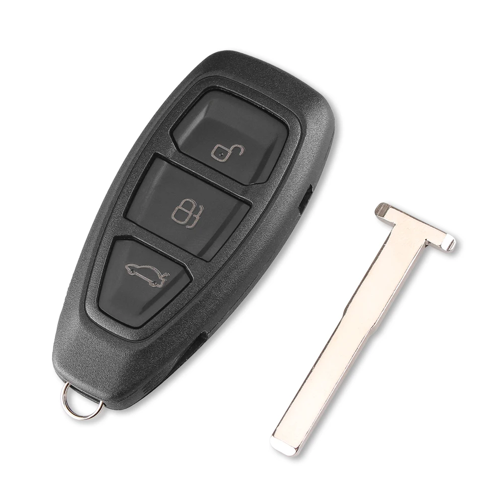 Dandkey 3 кнопки дистанционный смарт ключ брелок 434 МГц с ID83 чип для Ford Focus Fiesta Kuga 2011 2012
