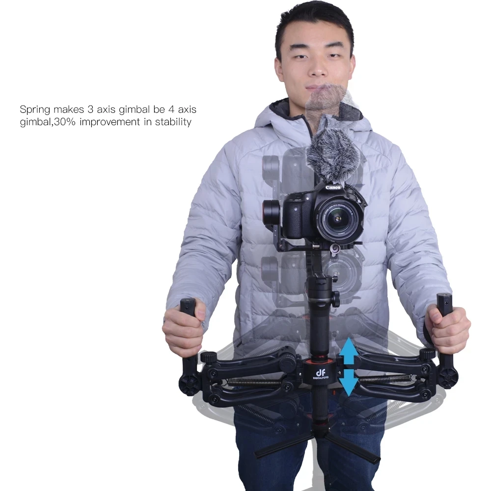 DH04 PRO 3 осевой шарнирный стабилизатор с пружиной и двойной ручкой 4 5 кг медведь