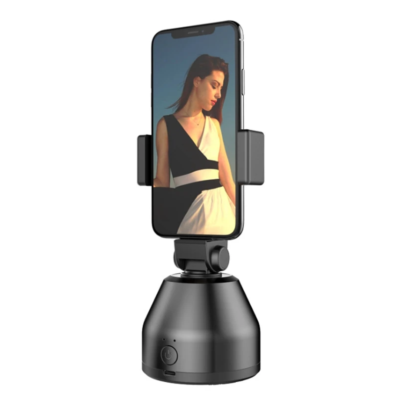 

360 Degree Smart Gimbal Ai Bluetooth Live Gimbal Stand with Face Recognition Object Tracking Function