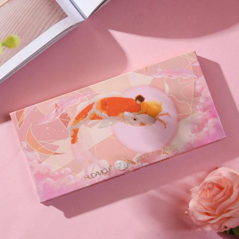 Великолепные тени для век Lucky Koi 12 цветов палитра макияжа блестящие нежные