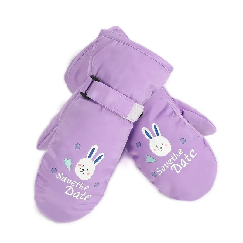Children Winter Gloves Girls Boys Mittens Thicken Waterproof Windproof Outdoor Kids Sport Skiing Snow Warmer 3-13Y #0066 | Детская