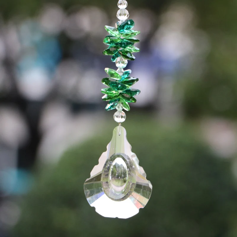 1 шт. Хрустальное стекло Солнцезащитная Призма подвесное украшение фэн шуй