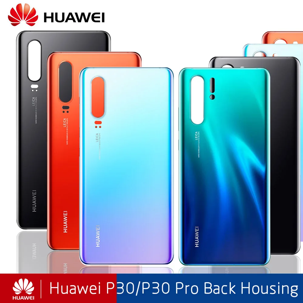 AAA Качество задняя батарея стеклянная крышка Замена для huawei P30 Pro P30pro задняя крышка корпуса шасси задняя крышка+ наклейка