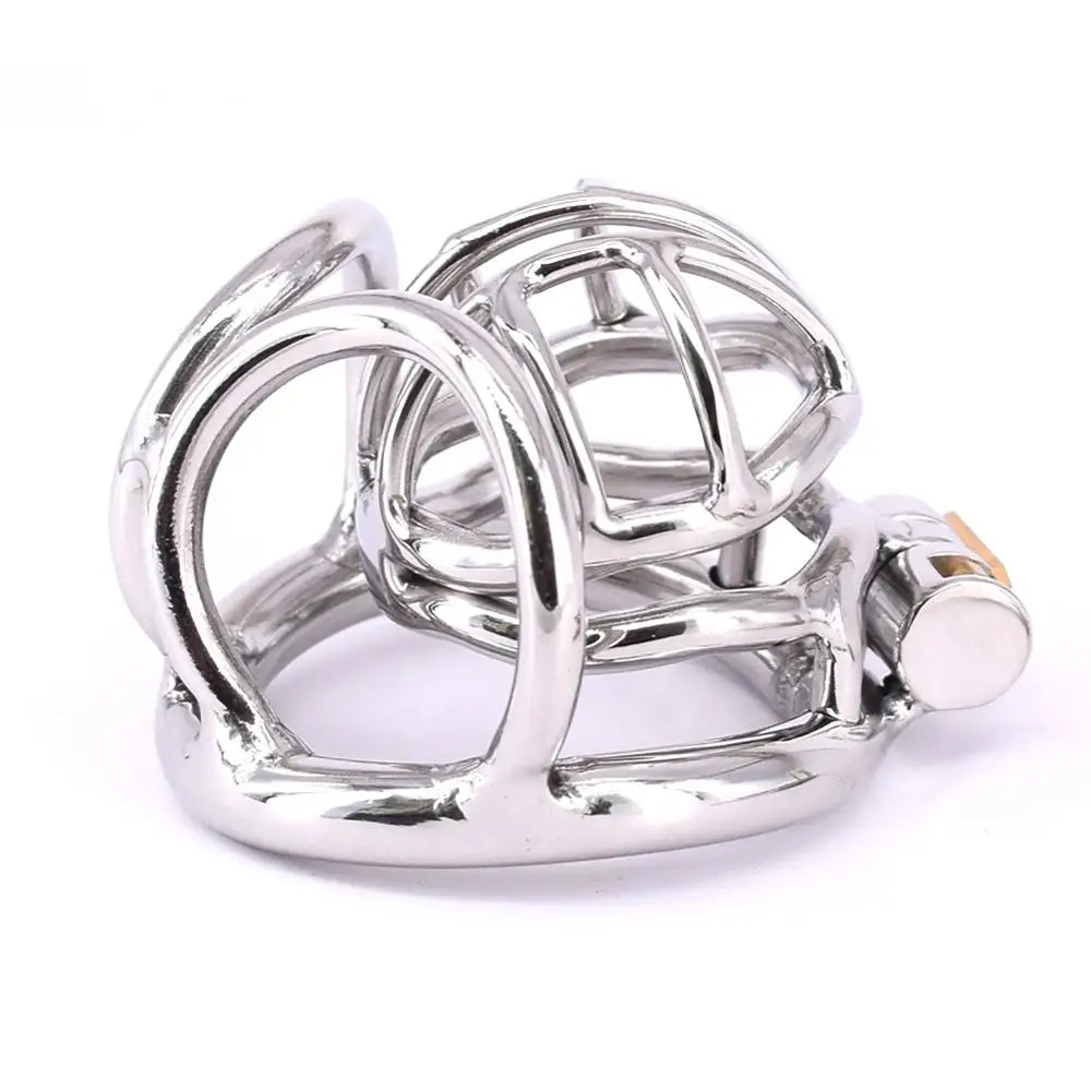 Мужская клетка верности из нержавеющей стали маленькое фиксирующее