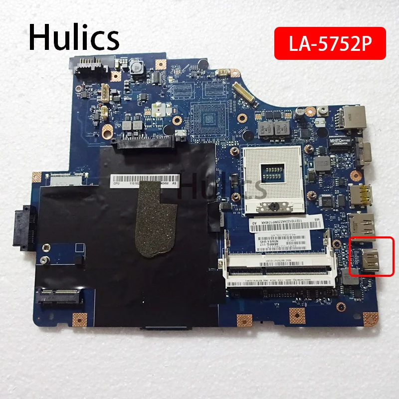 Материнская плата для ноутбука Lenovo Z560 G560 HM55 DDR3 LA 5752P