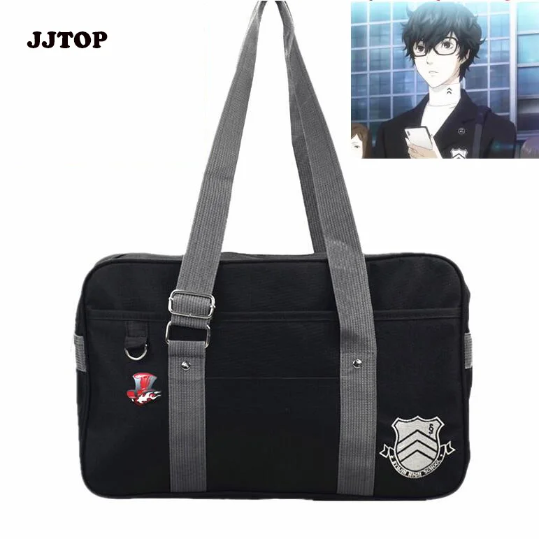 Аниме Persona 5 P5 Shujin Gakuen настоящая школьная сумка JK Униформа сумки на плечо Akira Kurusu